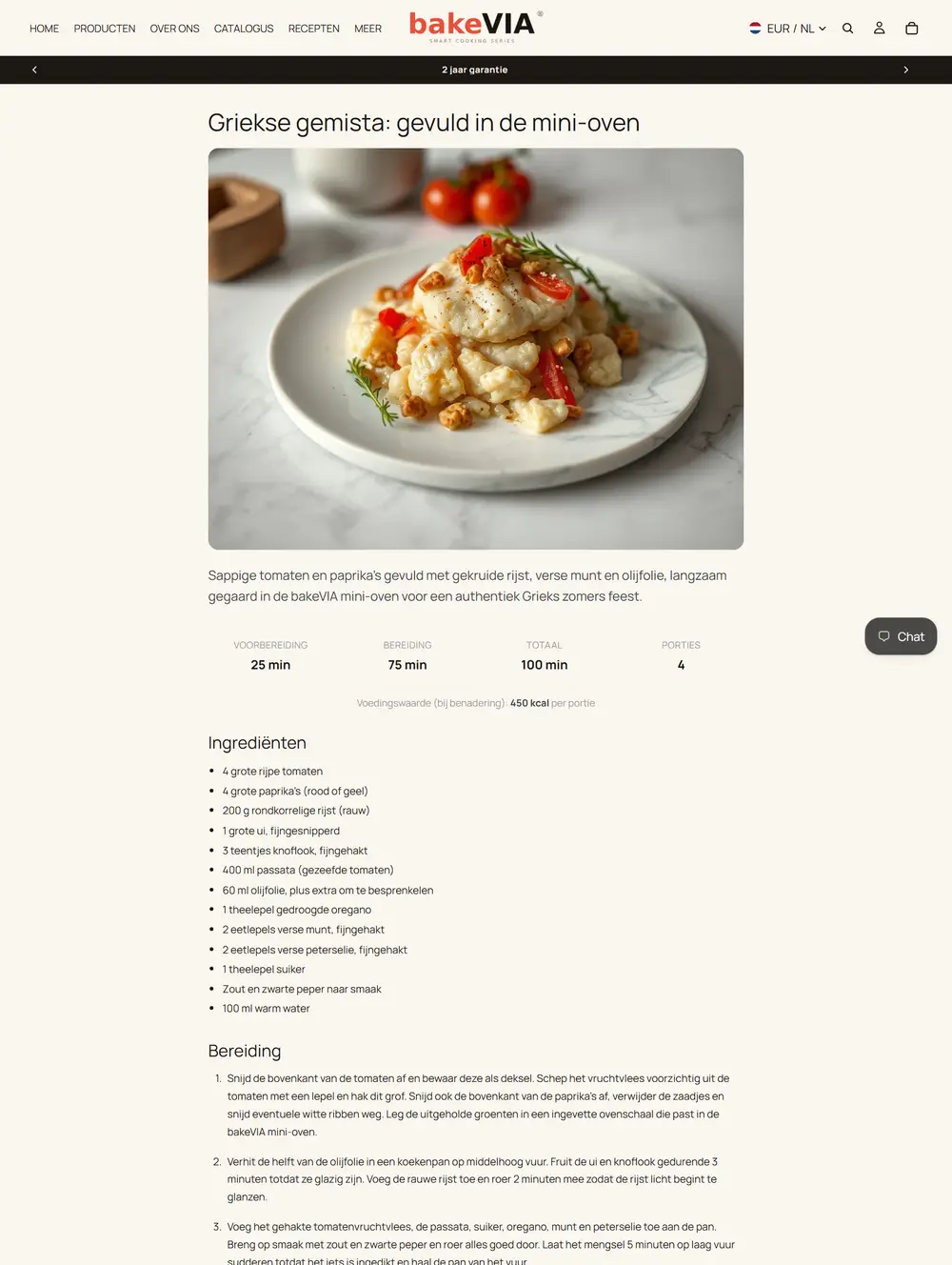 Griekse gemista - oven-gevulde groenten met rijst en kruiden